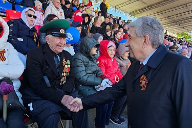 Оренбург встретил 79-ю годовщину Великой Победы