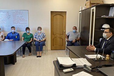 Сергей Бабин побывал на Сорочинском элеваторе
