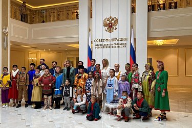 Победителей детского конкурса встречали в Совете Федерации