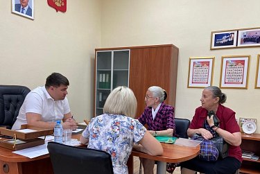 На личном приеме 