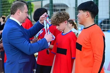 В Новотроицке прошел турнир по дворовому футболу