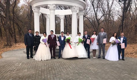 В Орске открыли обновленный парк Строителей 