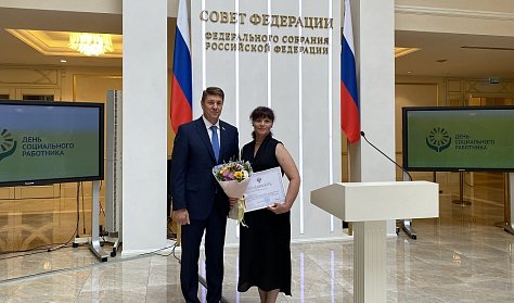 Оренбурженку чествовали в Москве