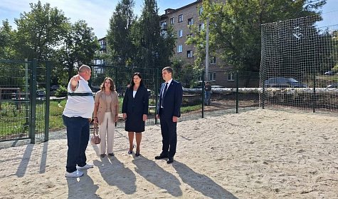 В Медногорске появилась футбольная площадка