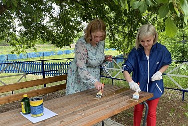 В Тоцком районе благоустроен мемориал