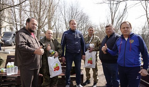 В подшефные территории доставили груз