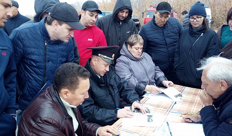 Водители маршруток показали высший пилотаж