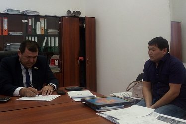 Ермек Алкулов провел прием граждан