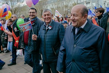Оренбуржцы встретили Первомай