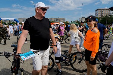 В Оренбурге состоялся традиционный заезд велосипедистов